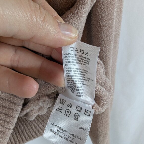 Barefoot Dreams Cozychic Ultra Lite Full Zip Pink Cardigan Cozy Kids Girls 8/10 - Picture 5 of 5